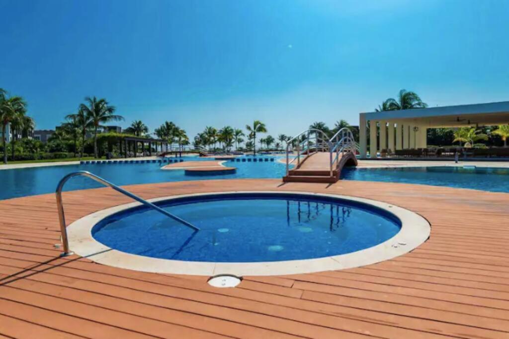 פלאייה דל כרמן Mareazul Beachfront Apartment 2Br Private Pool Casa Ancora מראה חיצוני תמונה